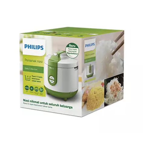 Philips Rice Cooker - HD3119/30 Basic Green